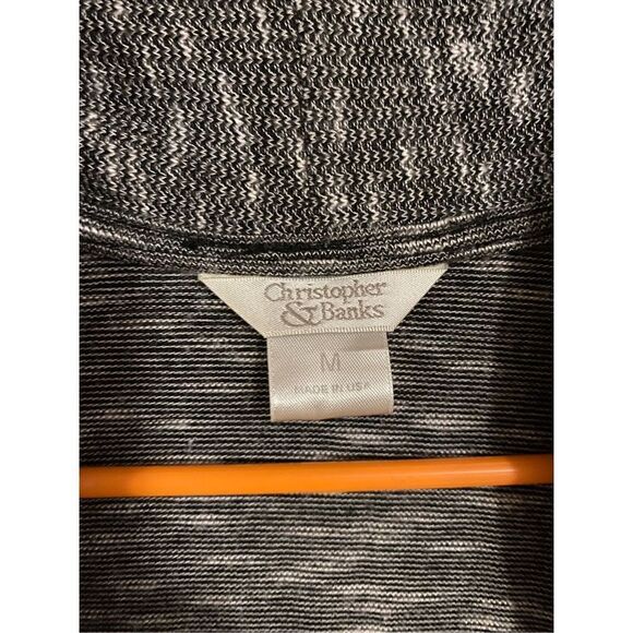Christopher & Banks Open Knit Cardigan Size Medium - Picture 4 of 4